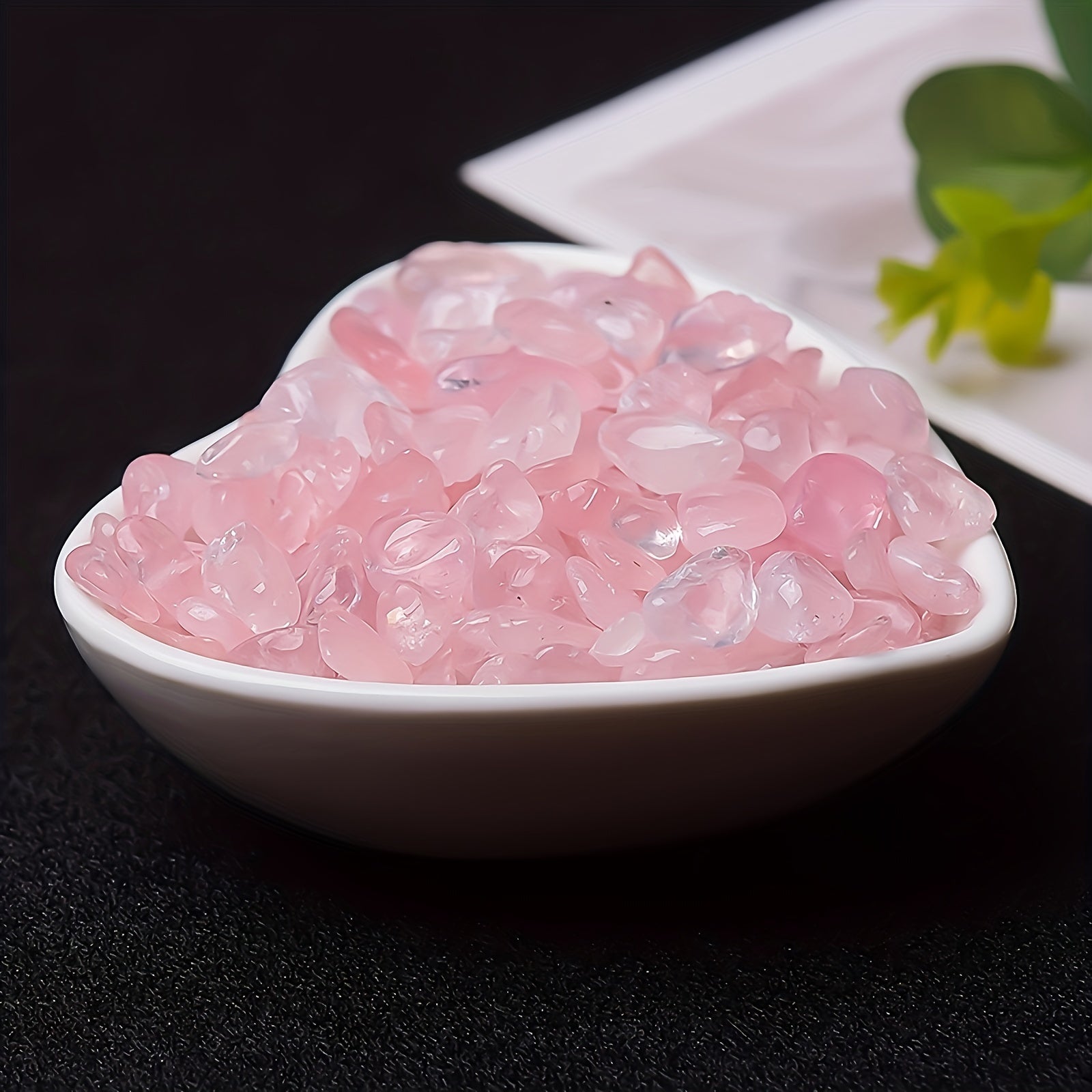 Rose Quartz Crystal Tumbled Stones for DIY Aromatherapy & Healing