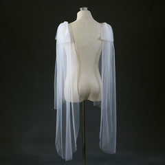 Romantic Mesh Bow Shoulder Accessories for Women