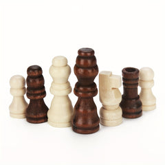 Folding Chess Set Portable Board Storage Slot Birthday Gift Beginners Party