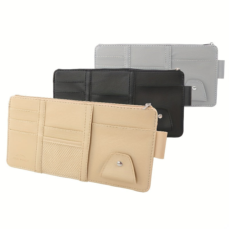 Multifunctional Car Sun Visor Storage Clip Organizer