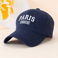 French Paris Embroidery Baseball Cap Lightweight Unisex Sun Hat