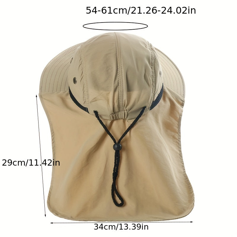 Sun Protection Hat with Neck Protector for Men