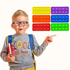 6pcs Ten Frames Math Games Numbers Counting Learning Toys Push Bubble Fidget