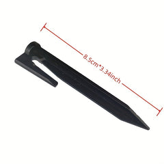 10pcs Plastic Tent Stakes for Secure Tent Anchoring in Any Terrain