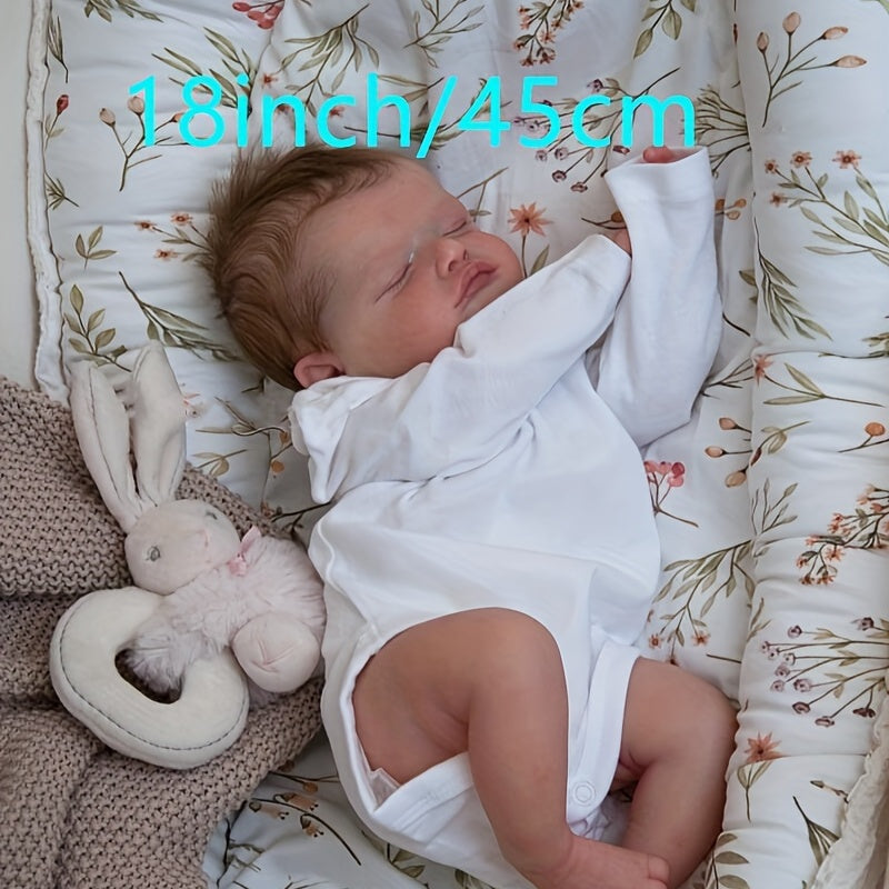 Newborn Baby Rosalie Reborn Doll 3D Skin Top Collectible Art Doll