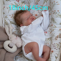 Newborn Baby Rosalie Reborn Doll 3D Skin Top Collectible Art Doll