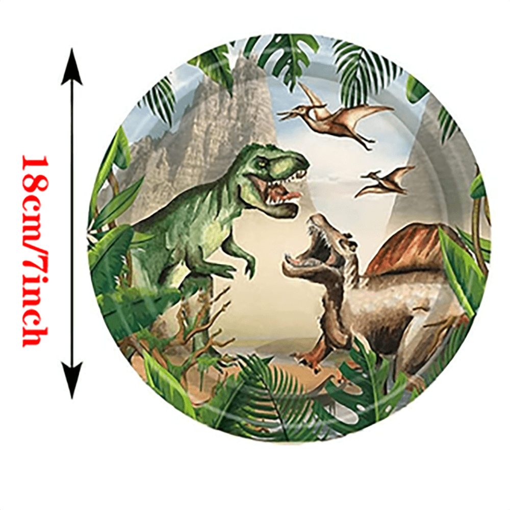 Dinosaur Birthday Party Supplies - Plates, Napkins, Forks