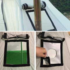 Fireproof Stove Jack Cloth for Wood Stove Hot Tent Camping