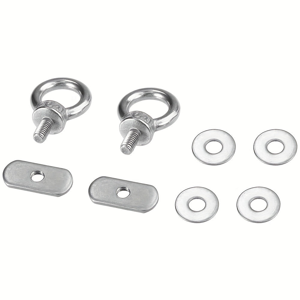Stainless Steel Tie Down Eyelet Rail for Kayak Canoe Boat