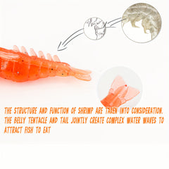 1pc Simulation Shrimp Fishing Lure Artificial Soft Bait Fishing Gear