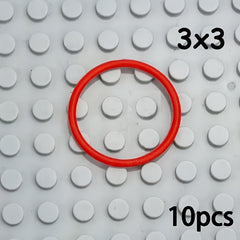 10pcs Rubber Bands for MOC Building Blocks Compatible with 85543 85544 85546