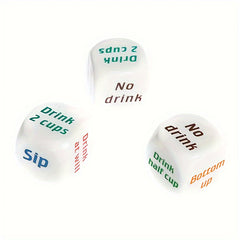 10PCS Drinking Dice Halloween Party Supplies