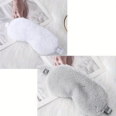 Winter Plush Sleep Eye Mask Blackout Breathable Comfortable Rest