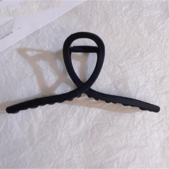 Matte Hair Claw Large Shark Clip For Thick Curly Hair