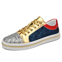 Unisex Glitter Block Sneakers for Men