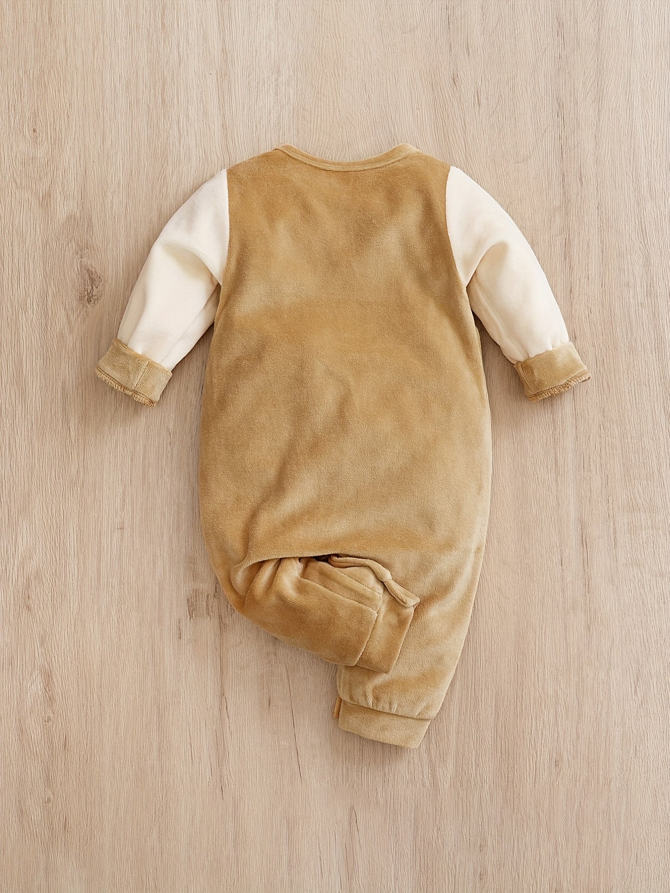 Fluffy Christmas 3D Elk Baby Infant Bodysuit for Boys/Girls