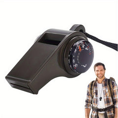 3 in 1 Emergency Whistle Compass Thermometer