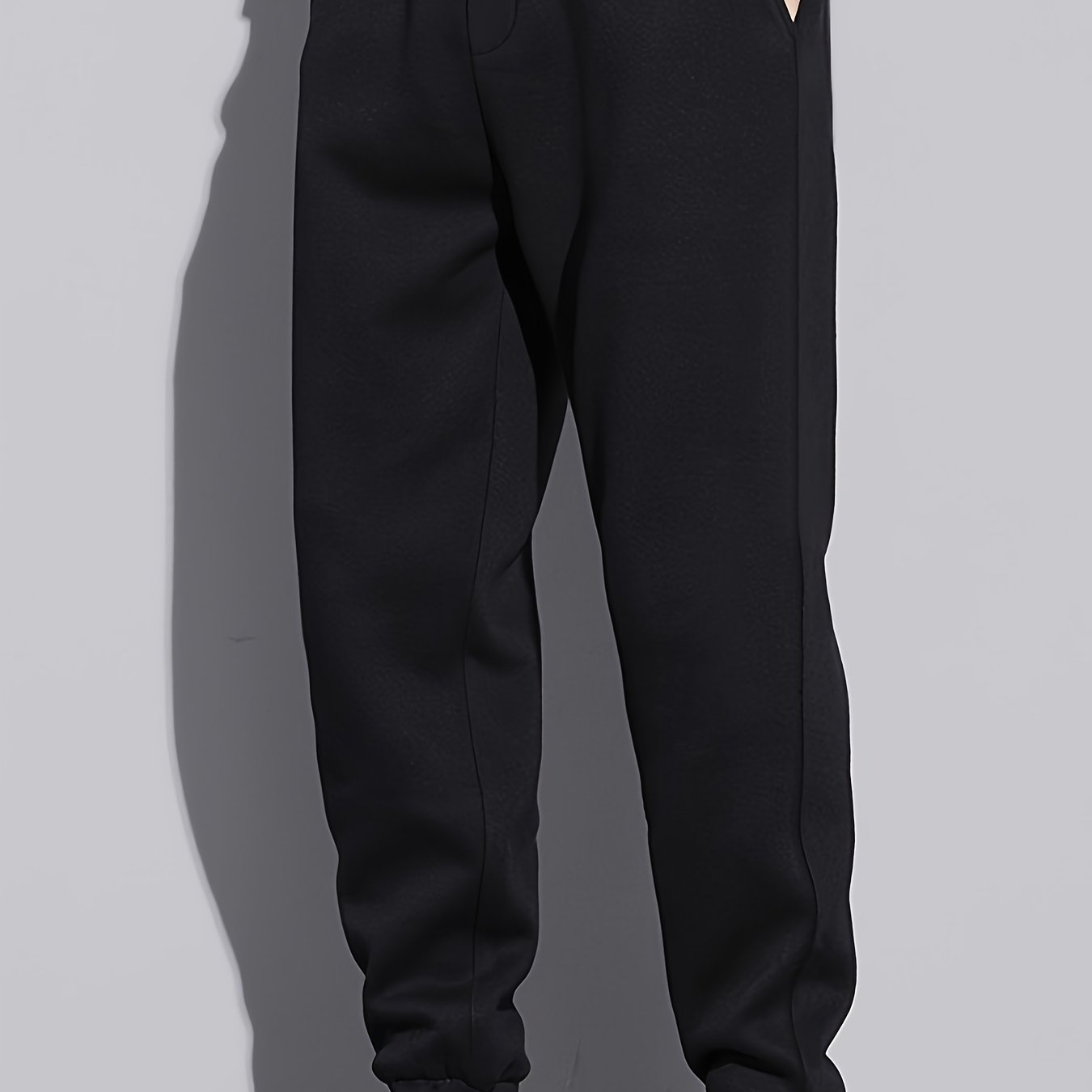Men's Solid Sweatpants Casual Stretch Joggers For Outdoor Spring