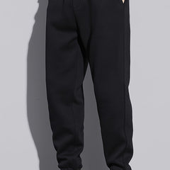 Men's Solid Sweatpants Casual Stretch Joggers For Outdoor Spring