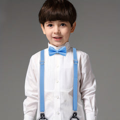 Adjustable Y-Back Suspenders Bow Tie Set