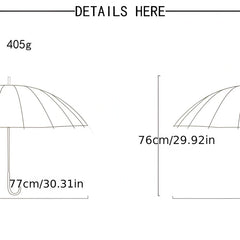 30in Umbrella Rainproof Sunscreen Windproof for Kids