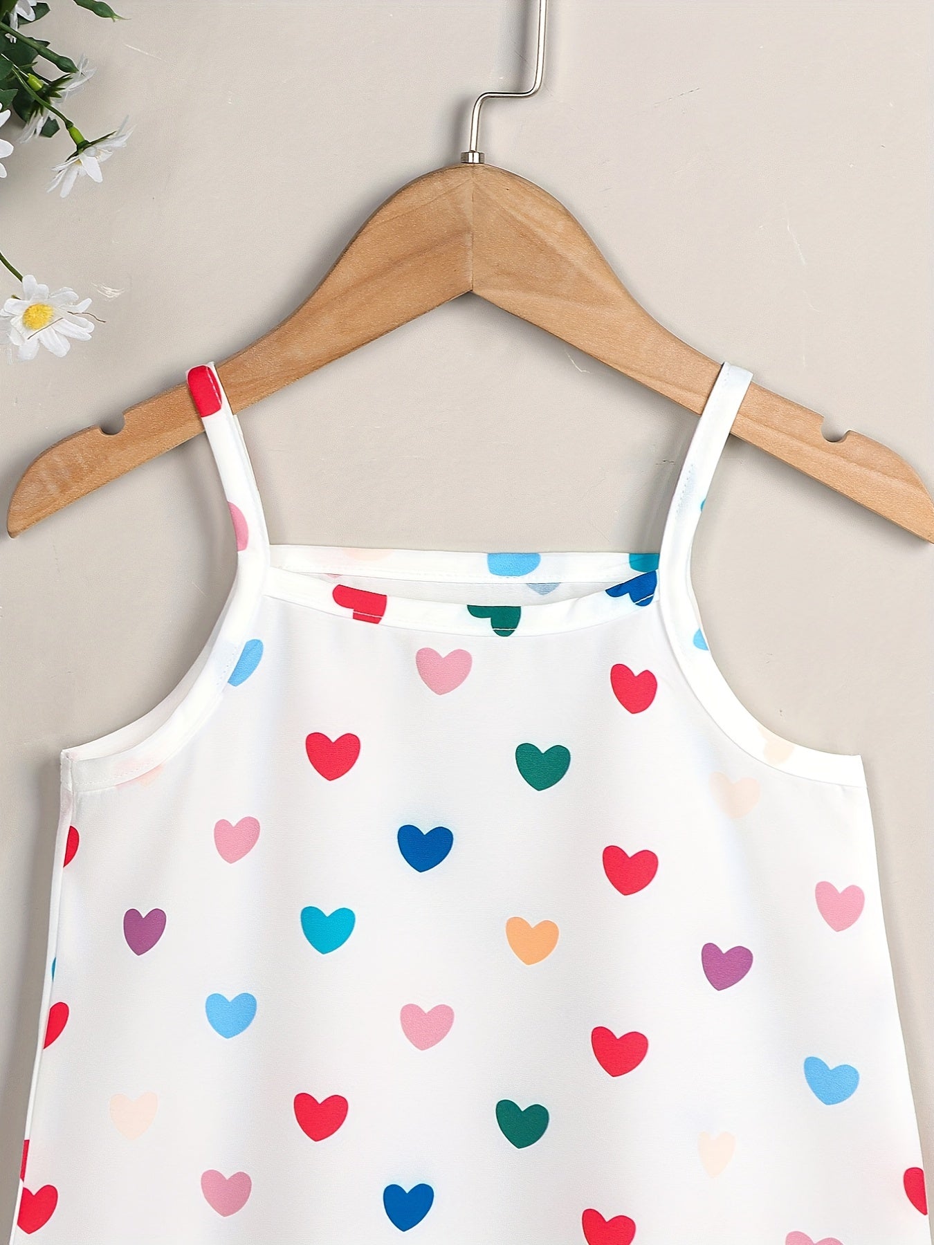 Girls Hearts Dots Cami Dress Kids Summer Outfit