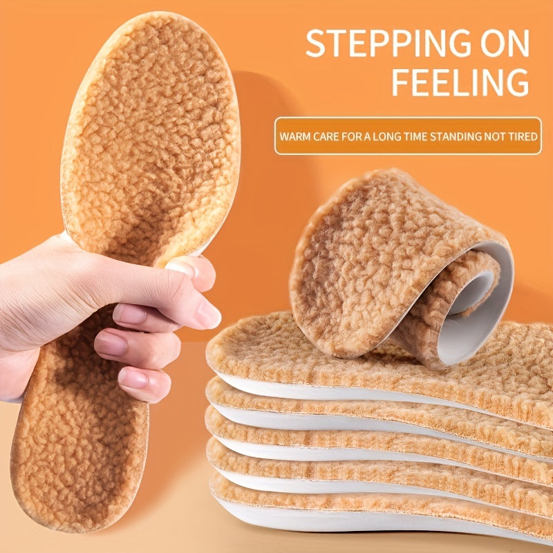 Latex Thermal Insoles for Winter Shoes, Men & Women, Breathable Pad