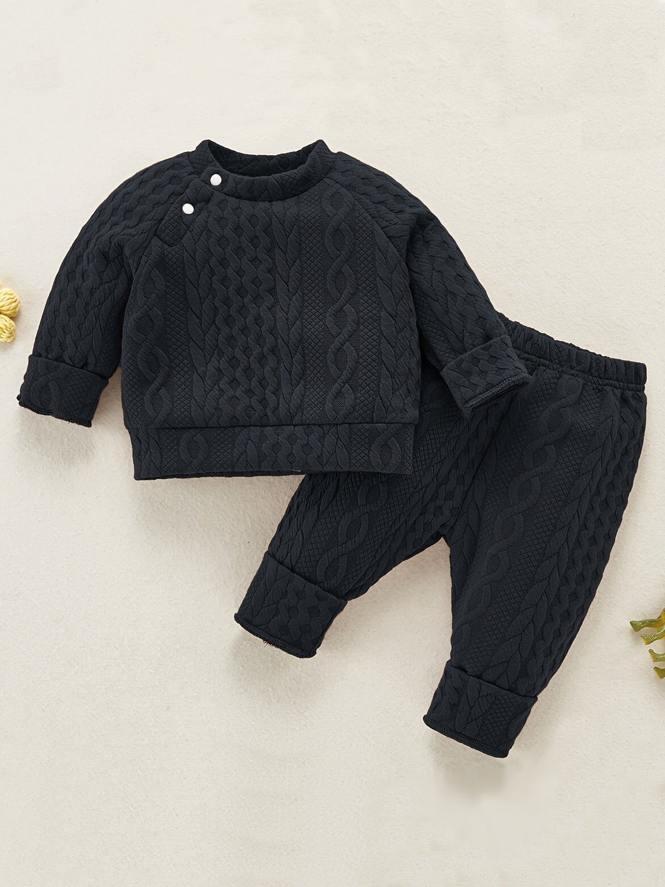 Toddler Baby Long Sleeve Sweatshirt & Pants Set