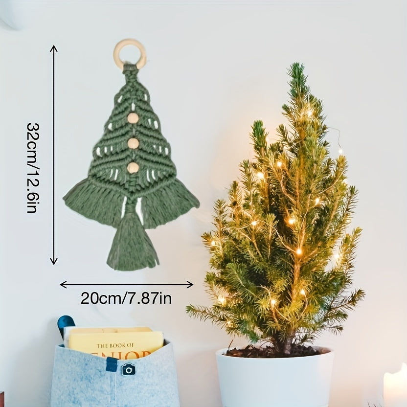 3pcs Woven Christmas Tree DIY Kit Craft Gift Set Perfect For Family Friends