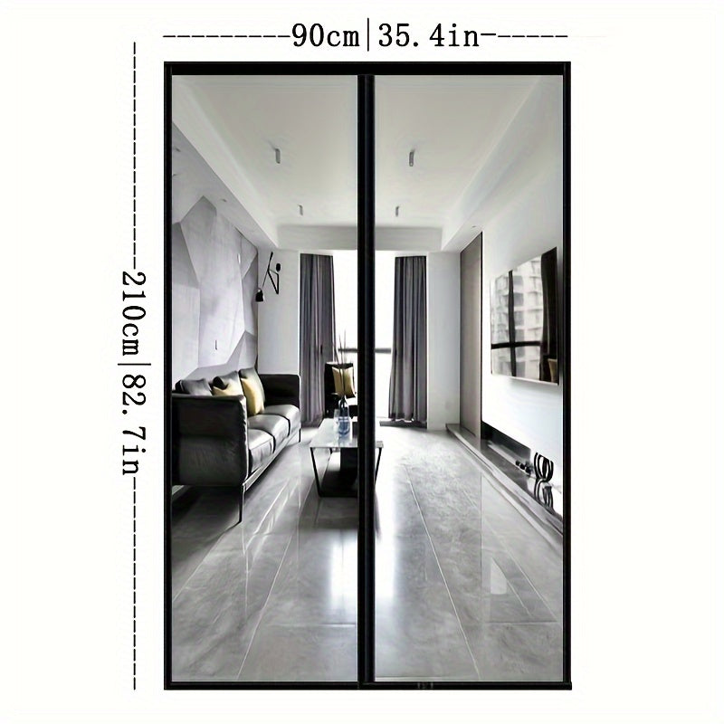 Door Curtain Transparent Anti-Cold Air Magnetic Suction Curtain