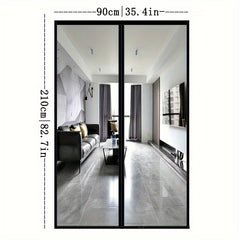 Door Curtain Transparent Anti-Cold Air Magnetic Suction Curtain