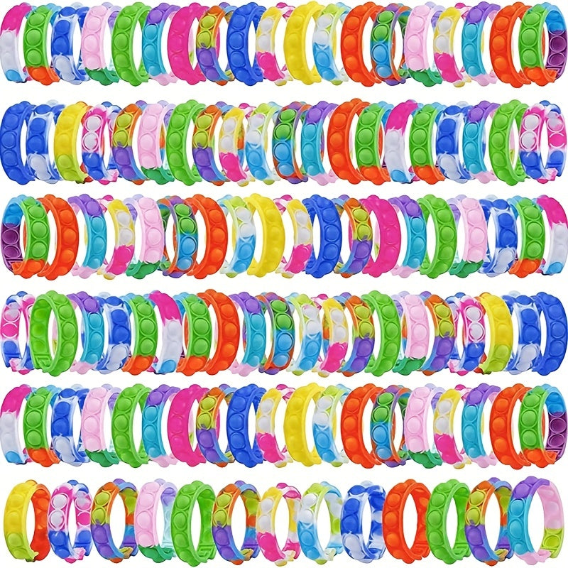 6pcs Fidget Bracelets Adjustable Silicone Bracelet Accessories