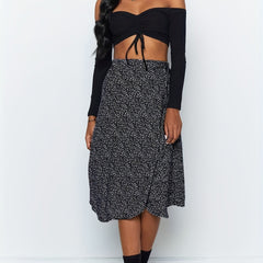 Printed Sarong Skirt High Waist Sexy Summer Slim Women's Clothing