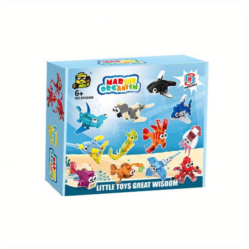 Animal Ocean Building Block Toy Set