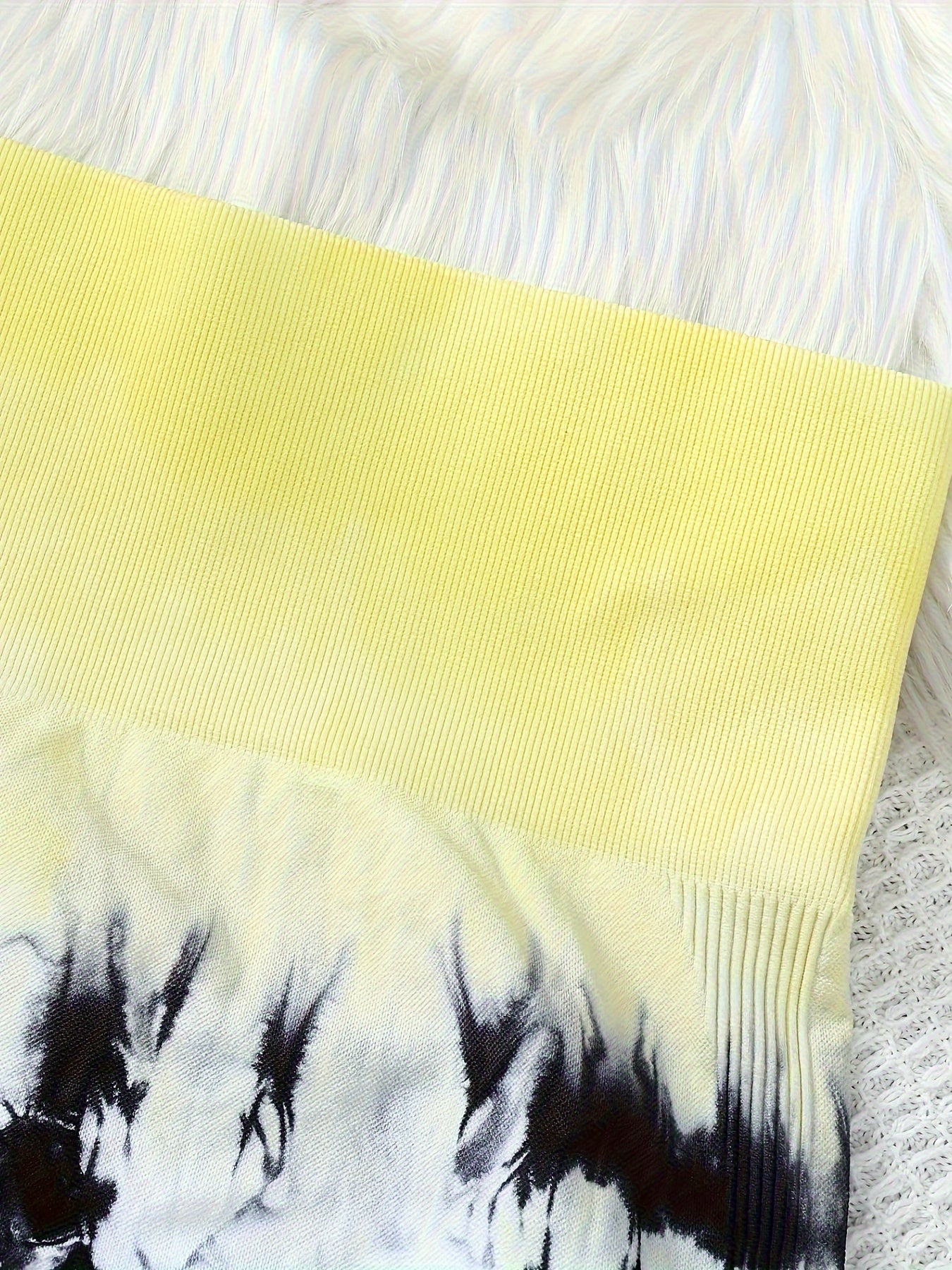 2Pcs Tie Dye Yoga Shorts High Waist Butt Lifting Slimming Fitness Shorts