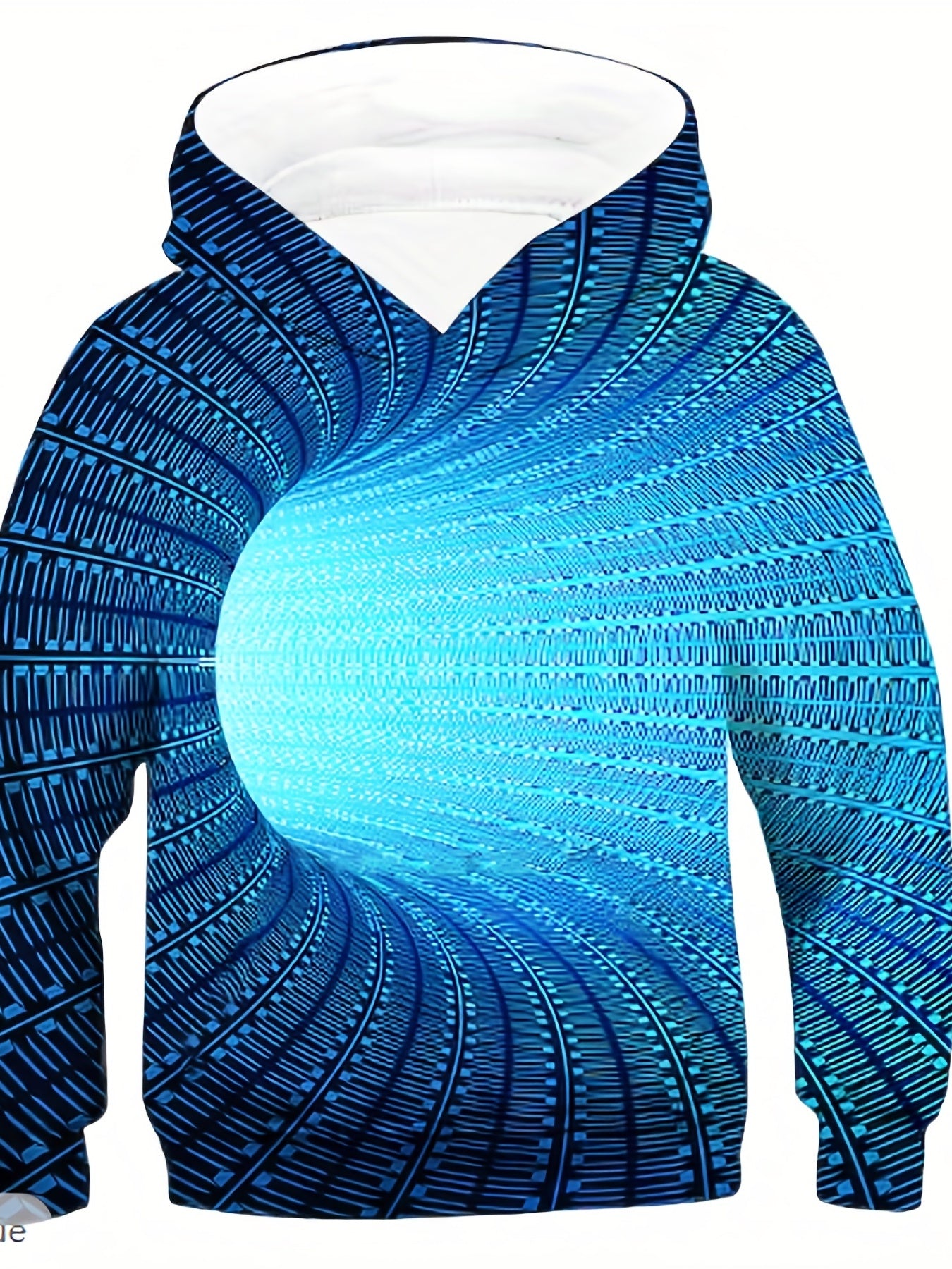 Boy's 3D Vision Illusion Print Hoodie Casual Hooded Sweatshirt
