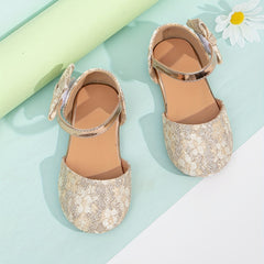 Girl's Cute Dance Shoes Non Slip Hook & Loop Dress Shoes for Outdoor Activities