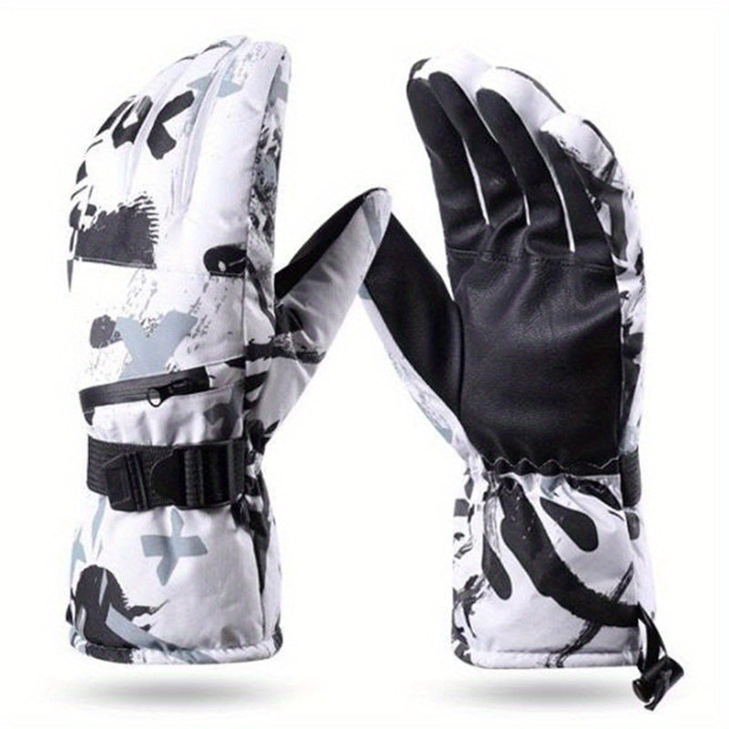 Unisex Waterproof Winter Ski Gloves for Snowboarding
