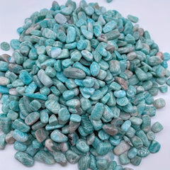 50g Natural Tianhe Stone Flakes Quartz Healing Crystals Polished Gravel Stones