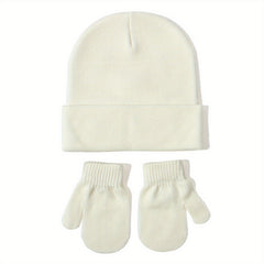Unisex Toddler Hat And Gloves Baby Beanie Knitted Ski Hat For 0 7 Years Baby