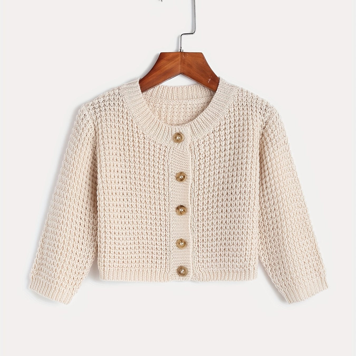 Baby's Long Sleeve Knit Cardigan Casual Coat