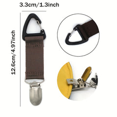 Portable Fabric Hat Clip for Outdoor Travel Non Elastic Straw Hat Accessories