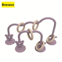Silicone Educational Toy w/Suction Cup Seat Desk & Bead Rolling Toy