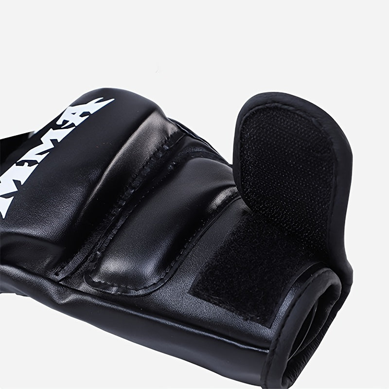 2pcs Half Finger Taekwondo Karate Gloves, Kickboxing Protective Gear
