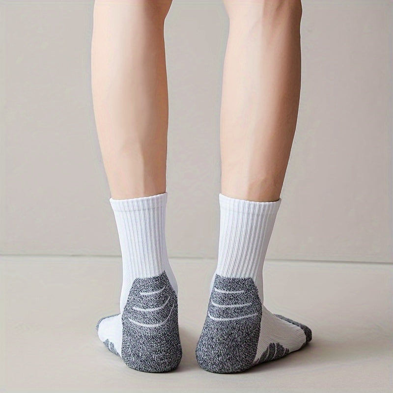 Basketball Socks Mid calf Socks Thick Padded Sweat absorbing Sports Socks