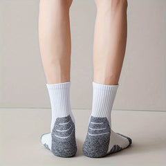 Basketball Socks Mid calf Socks Thick Padded Sweat absorbing Sports Socks