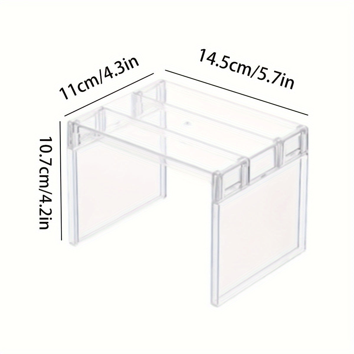Transparent Multifunctional Shelf Modern Storage Rack For Home