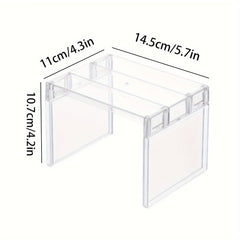Transparent Multifunctional Shelf Modern Storage Rack For Home