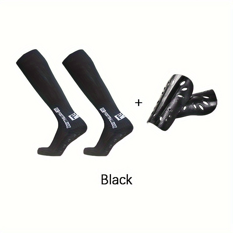 Men's Breathable Fitness Shin Guards Soccer Socks