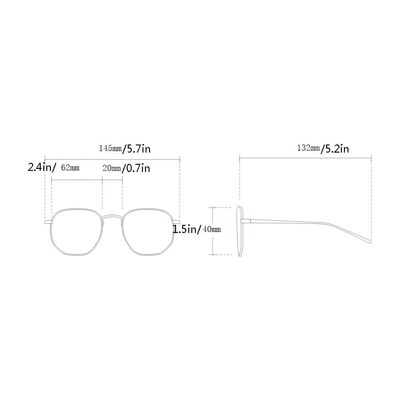 Futuristic Punk Y2K Semi-frame Concave Sunglasses